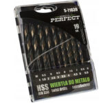 STALCO Wiertła do metalu HSS zestaw 19 el.