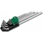 STALCO Klucze imbus Torx z otworem długie 9szt