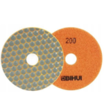 BIHUI KRĄŻEK DIAMENTOWY NA RZEP DO POLEROWANIA NA SUCHO 100MM GR 200