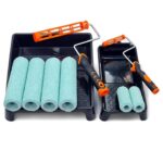 ZESTAW MALARSKI NIEKAPIĄCY WAŁEK V-PRO GREEN FIBRA 10CM 23CM UCHWYT KUWETA