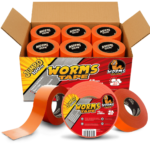 TAŚMA TYNKARSKA WORMS TAPE POMARAŃCZOWA 48MM x 100M JUMBO 12szt